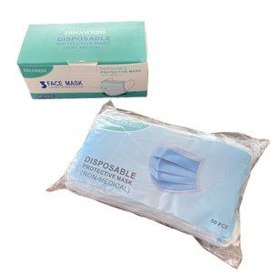 50 PCS THREE LAYERS DISPOSABLE FACE MASK [ADULT]